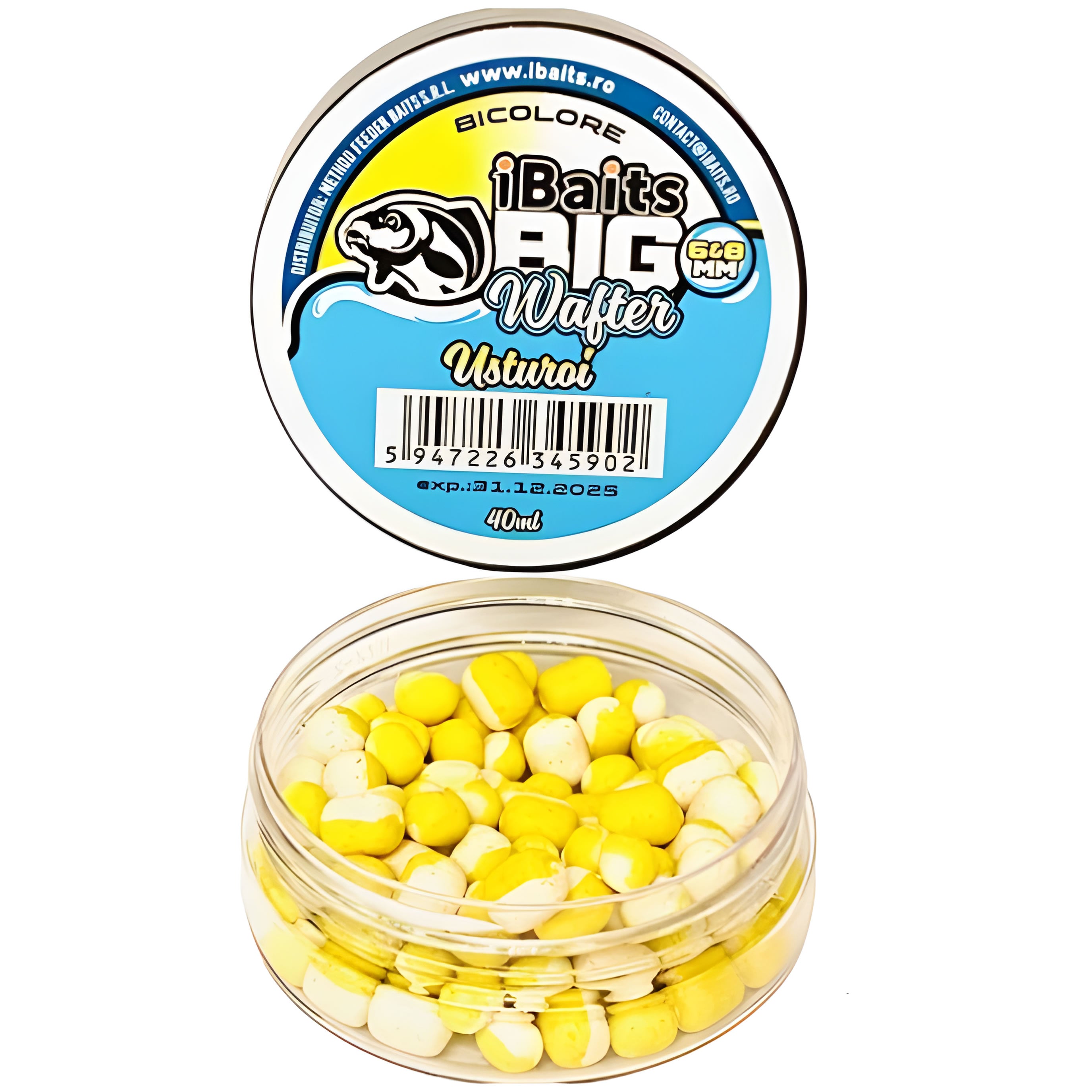 Dumbell Ibaits Big Wafter, Usturoi, 6x8mm