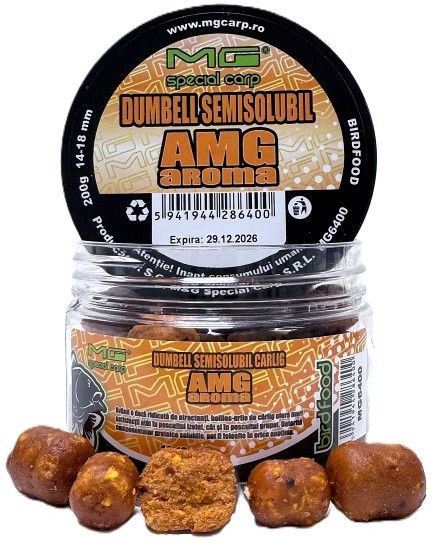 Dumbell MG Special Semisolubil De Carlig AMG ARoma, 14-18mm, 200g