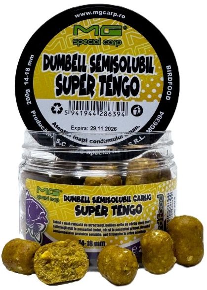 Dumbell MG Special Semisolubil De Carlig Super Tengo, 14-18mm, 200g