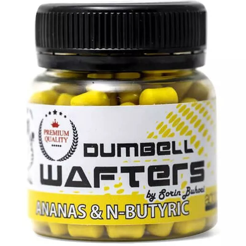 Dumbell Wafters Addicted Carp Baits Ananas &amp; N-Butyric, 8 mm, 25g