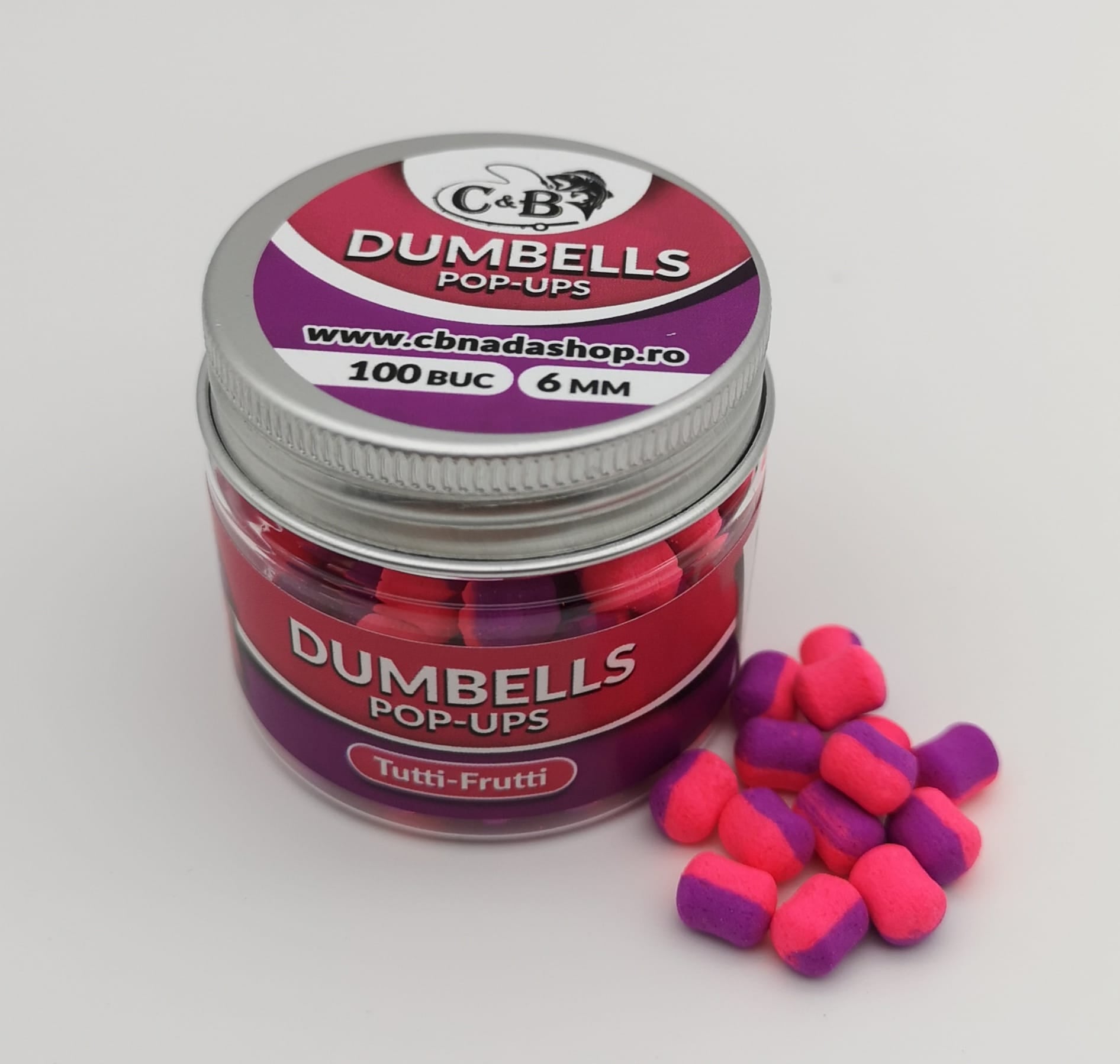  Dumbells C&amp;B Pop-Ups Tutti Frutti 6mm