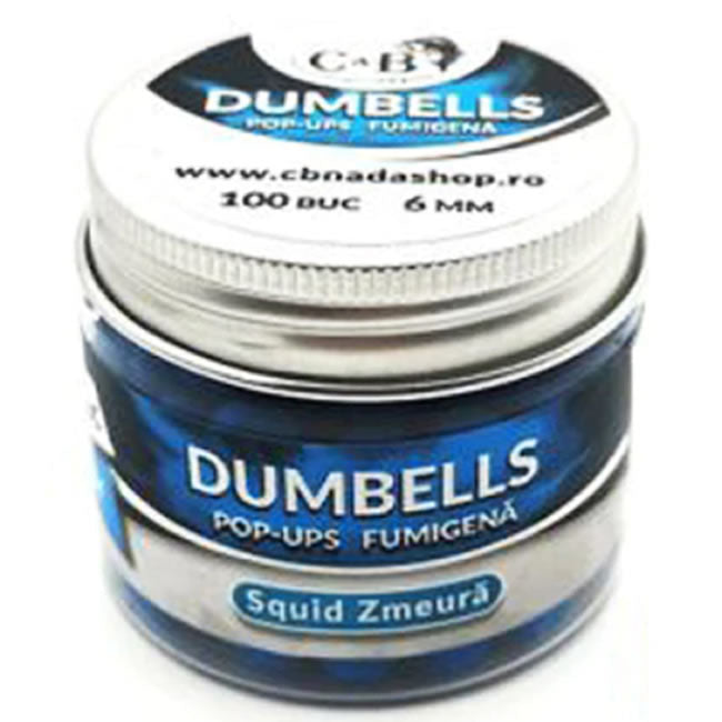 Dumbells C&amp;B Pop-ups Fumigena, Squid-Zmeura, 100buc/cutie