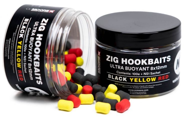 Dumbells CC MOORE NS1 Zig Hookbaits, 8-12mm, 100buc/cutie