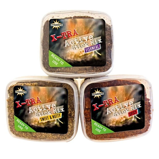 Dynamite Baits Xtra Active Stick Mix Sweet Nutty 650g