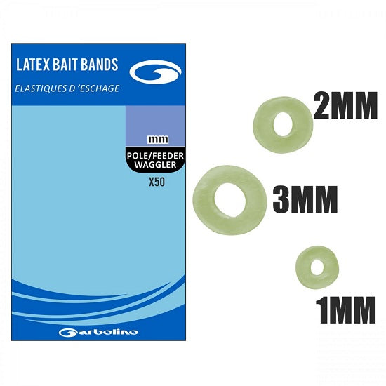 Elastic Garbolino Pelete M Latex Bait Bands