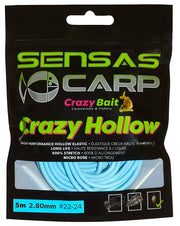 Elastic SENSAS Crazy Hollow, Blue, 2.8mm, 3m