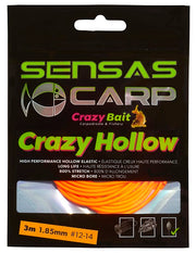 Elastic SENSAS Crazy Hollow, Orange, 1.85mm, 3m