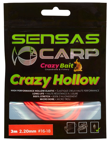 Elastic SENSAS Crazy Hollow, Orange. 2.2mm, 3m