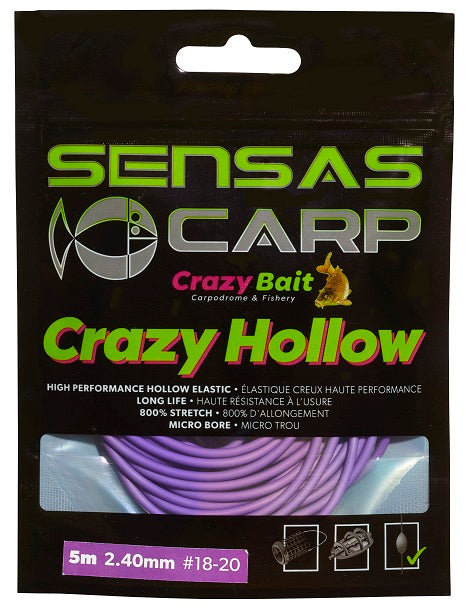 Elastic SENSAS Crazy Hollow, Purple, 2.4mm, 3m
