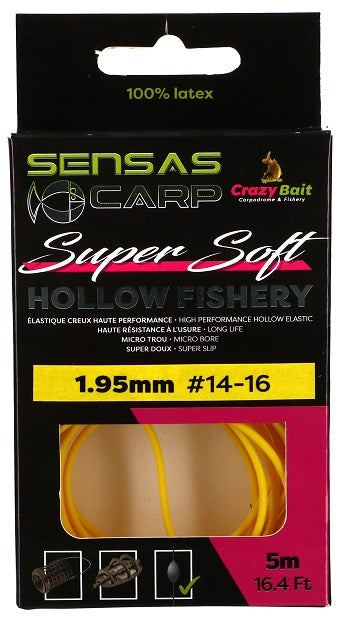 Elastic SENSAS Hollow Fishery Super Soft 5m