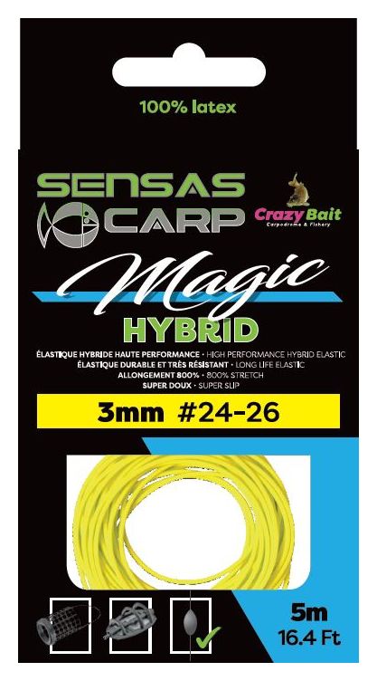 Elastic SENSAS Magic Hybrid Yellow 5m