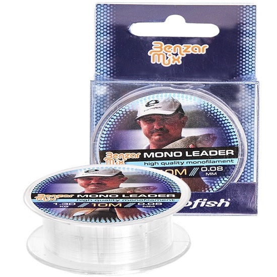 FIR BENZAR MONOFILAMENT LEADER 10M 0.10MM