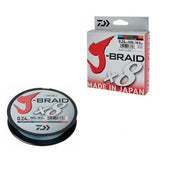 FIR DAIWA J-BRAID X8 MULTICOLOR 013MM/8KG/150M