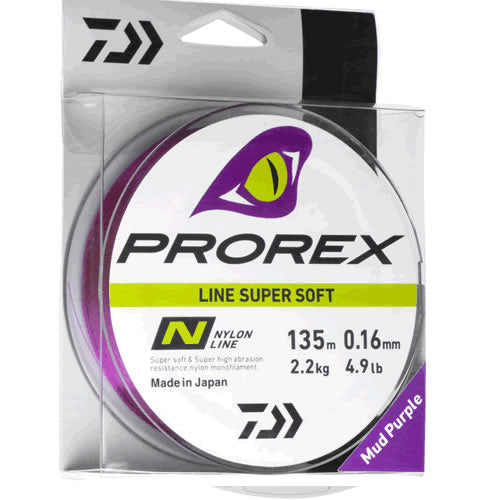 FIR DAIWA PROREX SUPER SOFT 018MM/2,7KG/135M ROSU