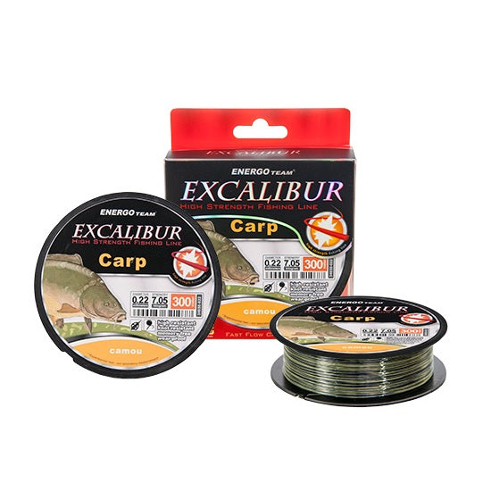 FIR ENERGOTEAM EXCALIBUR CARP CAMOU 300m 0,25mm