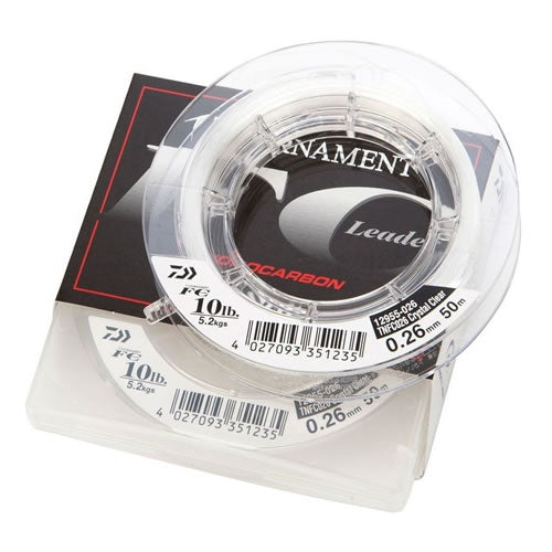 FIR FLUOROCARBON DAIWA TOURNAMENT FC LEADER, TRANSPARENT, 040MM/11.4KG/50M