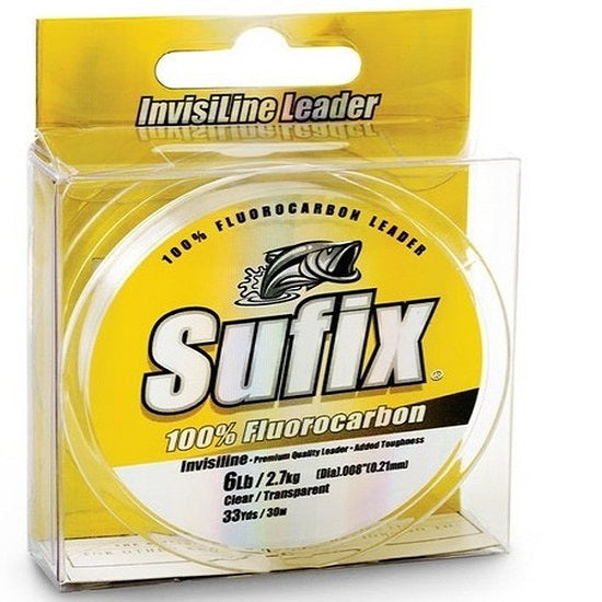 FIR FLUOROCARBON SUFIX INVISILINE CLEAR W/SOCKET 20M 0.44MM