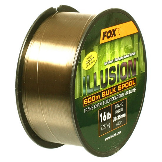 FIR FLUROCARBON FOX EDGES ILLUSION SOFT MAINLINE BULK 600M 0.39MM