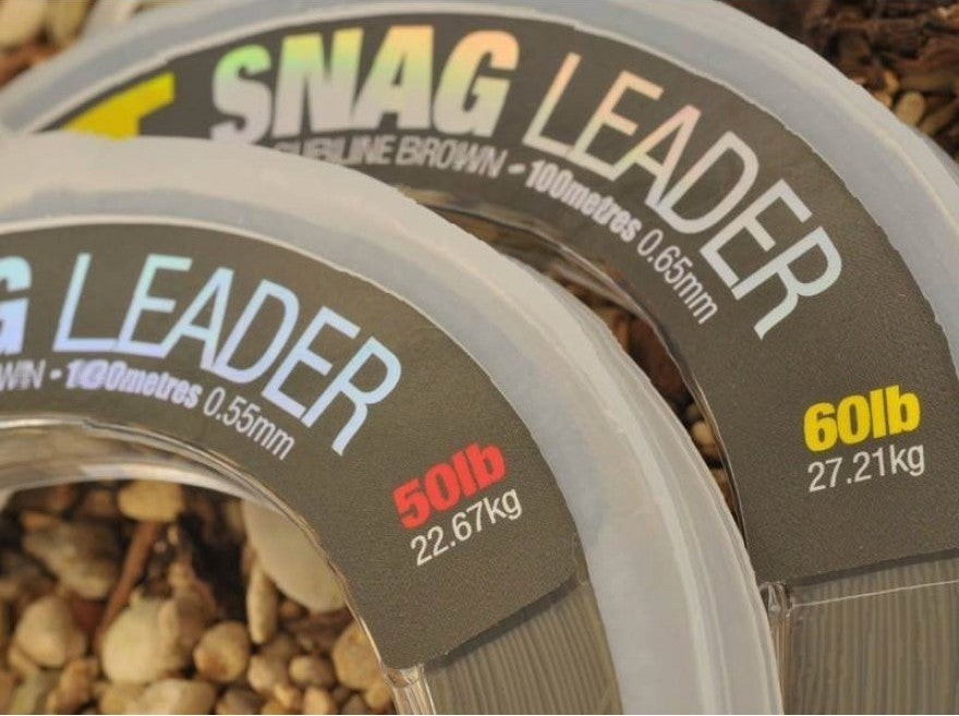 FIR INAINTAS KORDA MONOFILAMENT KORDA XT SNAG LEADER SUBLINE BROWN 0.65mm 27.21kg 100M