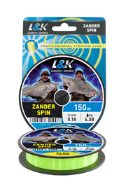 FIR L And K ZANDER SPIN GALBEN FLUO 150M 0.30MM