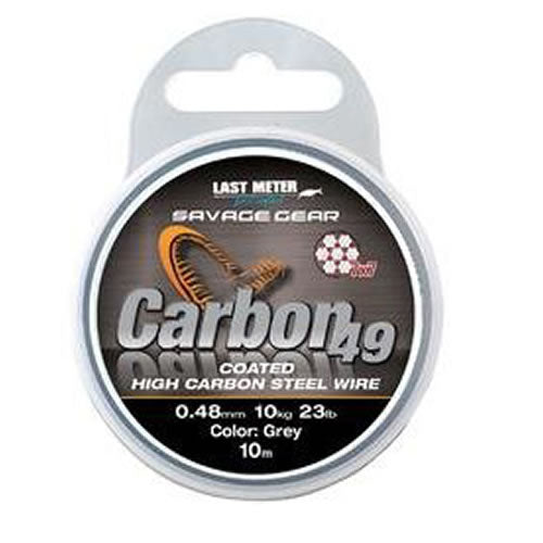FIR METALIC SAVAGE GEAR CARBON49 060MM/16KG/10M