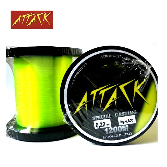 FIR MONOFILAMENT ATTACK SPECIAL CASTING 1200MT 0.22MM 4.6KG