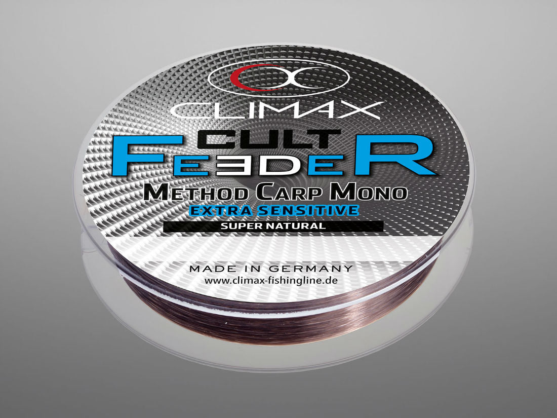 FIR MONOFILAMENT CLIMAX CULT FEEDER METHOD CARP MONO DARK BROWN 300M