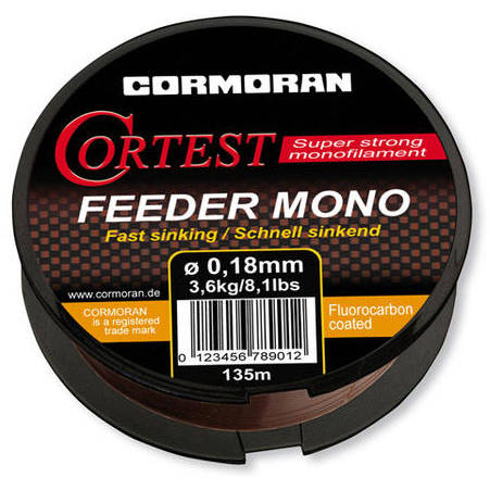 FIR MONOFILAMENT CORMORAN CORTEST FEEDER S 025MM/6,3KG/1400M  