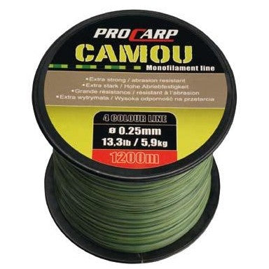 FIR MONOFILAMENT CORMORAN PRO CARP CAMOU 025MM/5,9KG/1200M  