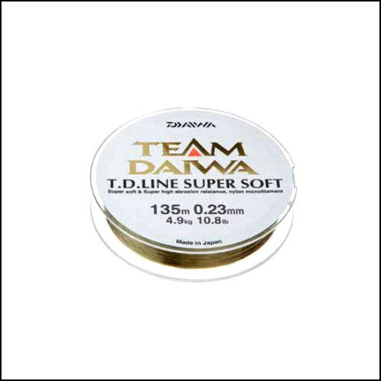 FIR MONOFILAMENT DAIWA TD SUPER SOFT CLEAR 023MM 4.9KG 135M