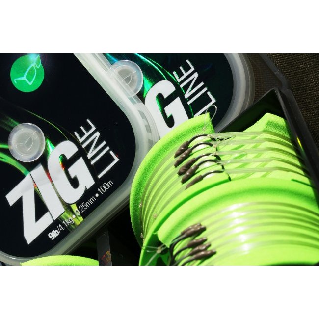 FIR MONOFILAMENT KORDA MONTURI ZIG LINE HOOKLENGTH 100m