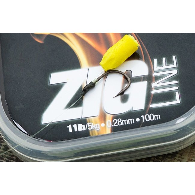 FIR MONOFILAMENT KORDA MONTURI ZIG LINE HOOKLENGTH 100m