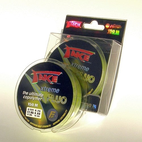 FIR MONOFILAMENT LINEAEFE TAKE XTREME FLUO 018MM/4,3KG 150M