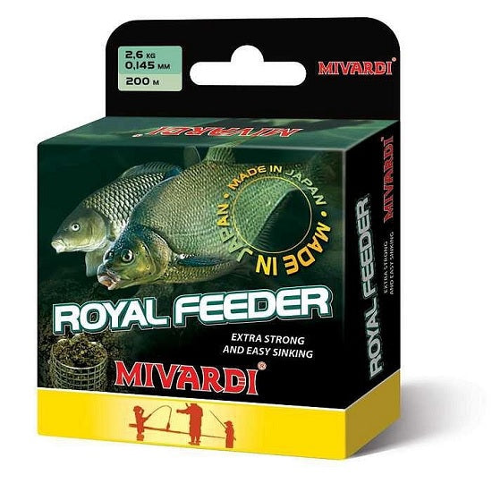 FIR MONOFILAMENT MIVARDI ROYAL FEEDER 0.225 mm 200m 6.7kg