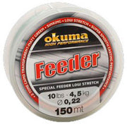 FIR MONOFILAMENT OKUMA FEEDER VERDE 022MM/4,52KG/150M 