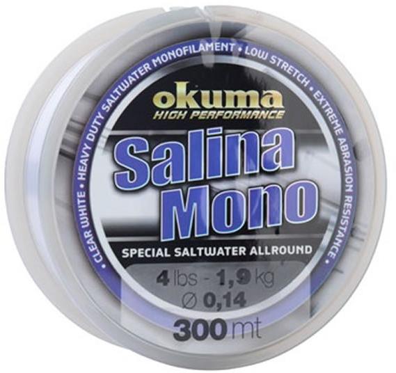 FIR MONOFILAMENT OKUMA SALINA 030MM/7,65KG/300M  