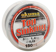 FIR MONOFILAMENT OKUMA TOP SINKING 014MM/1,9KG/150M  