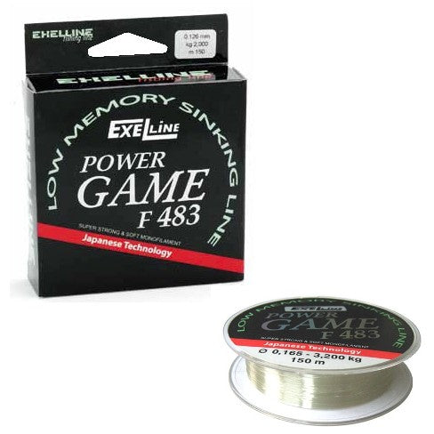 FIR MONOFILAMENT SENSAS POWER GAME 020MM/4,8KG/150M