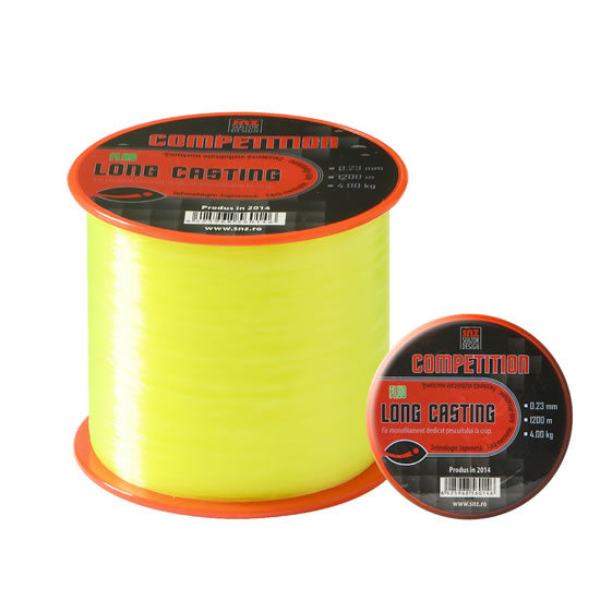 FIR MONOFILAMENT SENZOR COMPETITION LONG CASTING 0.18mm/2.48Kg/1200m