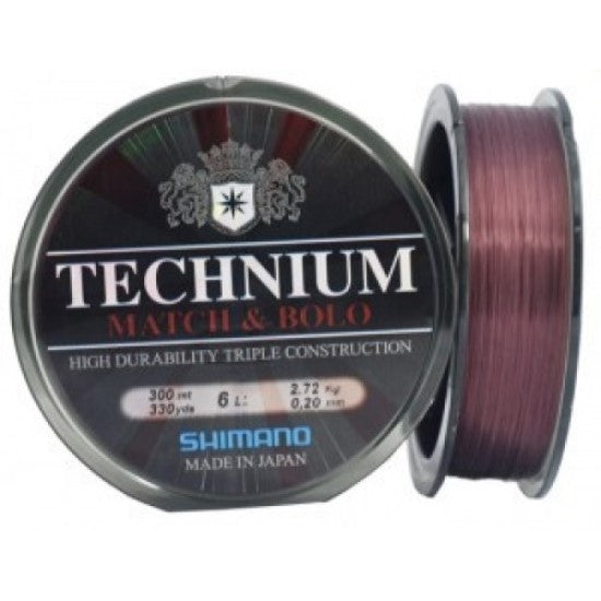 FIR MONOFILAMENT SHIMANO TECHNIUM MATCH 150MT 0,22MM 