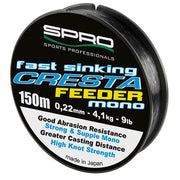 FIR MONOFILAMENT SPRO CRESTA FEEDER 0.22MM 150MT