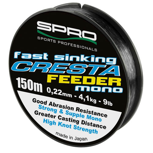 FIR MONOFILAMENT SPRO CRESTA FEEDER 0.22MM 150MT