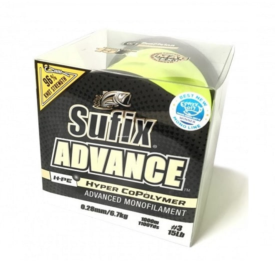 FIR MONOFILAMENT SUFIX ADVANCE 1000MT 0.20MM 4.5KG