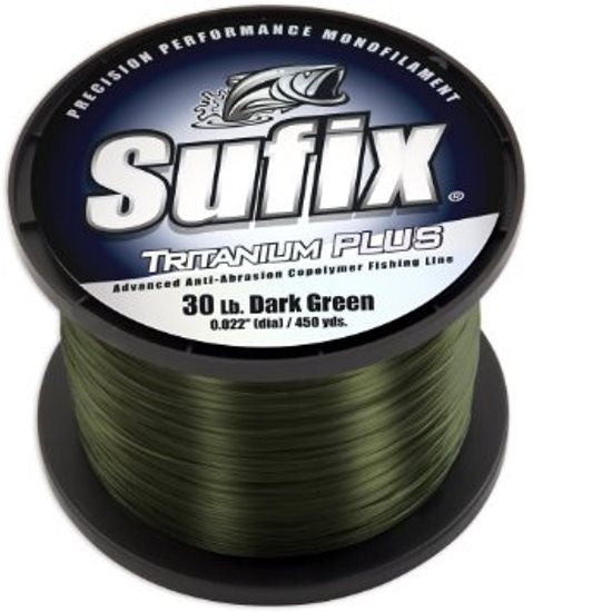 FIR MONOFILAMENT SUFIX TRITANIUM 1905M 0.25MM  4.2kg dark green