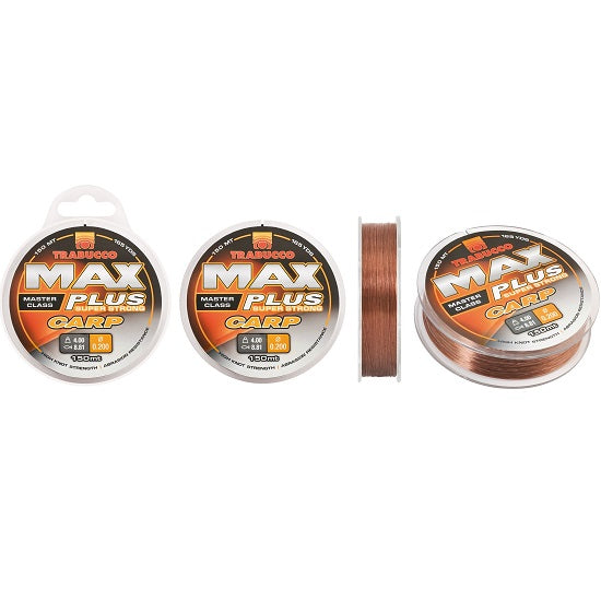 FIR MONOFILAMENT TRABUCCO MAX PLUS LINE CARP 1000MT 0.25MM