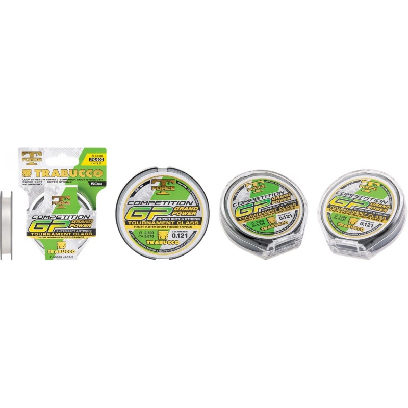 FIR MONOFILAMENT TRABUCCO T-FORCE COMPETITION GP 50M 0.221mm 6.49kg