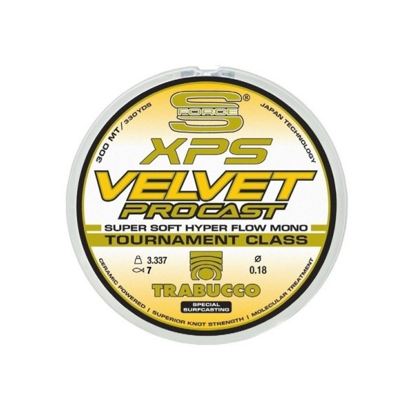 FIR MONOFILAMENT TRABUCCO XPS VELVET CAST 0.30MM/300MT/9.14KG