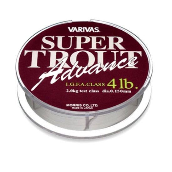 FIR MONOFILAMENT VARIVAS SUPER TROUT NYLON 91M 0.165MM 5LB