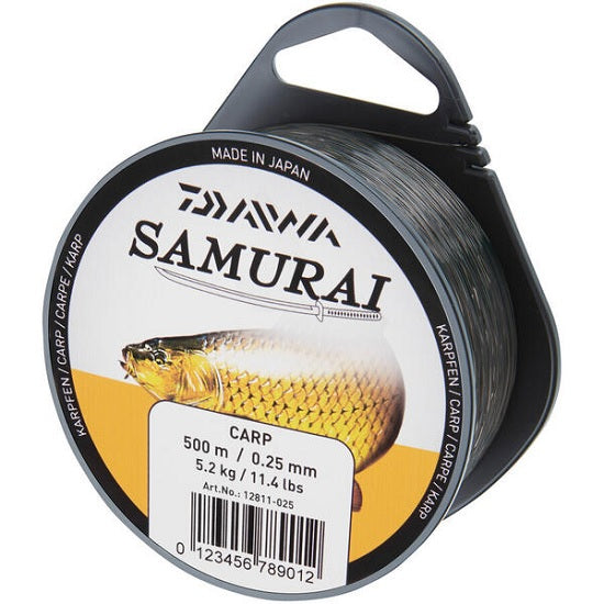 FIR Monofilament DAIWA SAMURAI CARP BROWN 0.35MM 10.1KG 350M