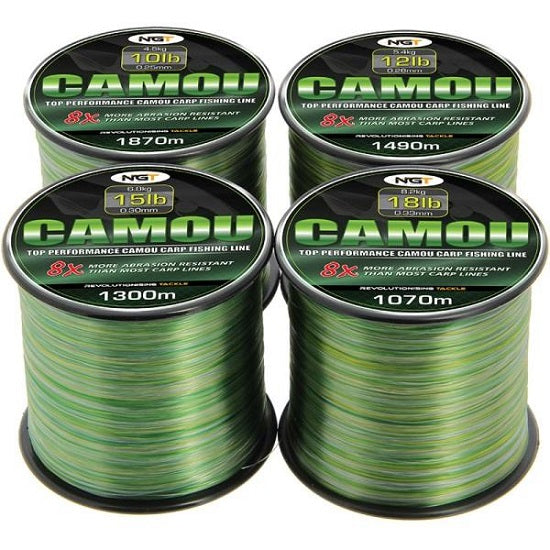 FIR NGT CAMOLINE 0.25MM 4.5KG 1870M
